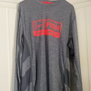 Mens UnderArmor Fish Shirt
